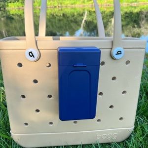 Blue bog bag storage case